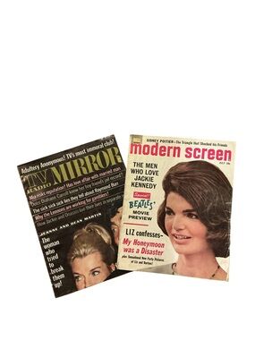 Modern Screen Magazine Cover Reproduction - Taupe Brown Hair